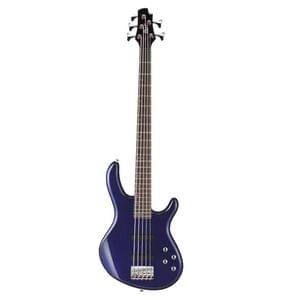 Cort Action Bass V Plus BM 5 String Blue Metallic Electric Bass Guitar